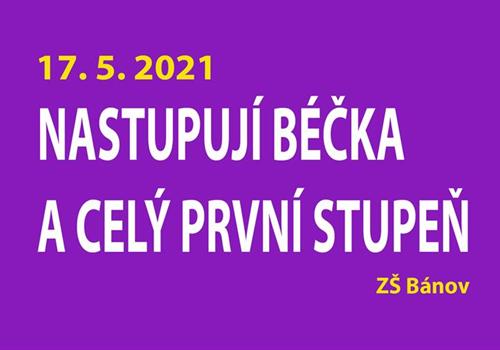 NÁVRAT DĚTÍ DO ŠKOLY 17. 5. 2021